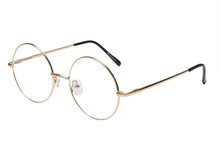 Load image into Gallery viewer, 49mm Size  Retro Vintage Eyeglass Frame Glasses Style Round Eyeglass Frames Black Gold Silver Gun Grey Optical RX