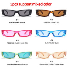 Load image into Gallery viewer, 5/10/15/20pcs Rectangle Vintage Sunglasses Women Retro Punk Sunglasses Ladies Eyeglasses Steampunk Small Frames Eyewear