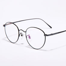 Load image into Gallery viewer, 5 Colors Pilot Style Pure Titanium Glasses Exceed Light Ancient Ways Round Spectacle Frame Men And Women Only 8g Size48-20-139mm