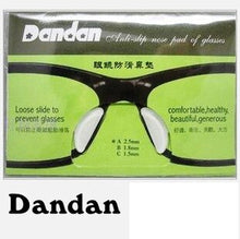 Carica l&#39;immagine nel visualizzatore di Gallery, 5 Pairs Silicone Nose Pads for Eyeglasses Anti-slip Black&amp;Clear Glasses Nose Pads Almofadas Nariz Silicone de Oculos EV0359