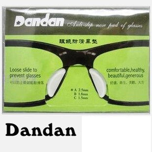 5 Pairs Silicone Nose Pads for Eyeglasses Anti-slip Black&Clear Glasses Nose Pads Almofadas Nariz Silicone de Oculos EV0359