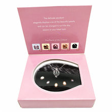 Carica l&#39;immagine nel visualizzatore di Gallery, 5 Pearls Natural Wish Pearl Pendant Necklace Charm Necklace Gift Box Popular Fashion Women Jewelry Lucky Gift Pearl Replace