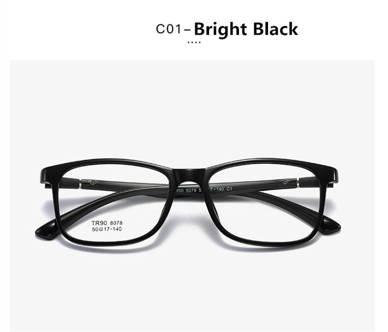50-17-140  Vintage Square Mens Eyeglass Frame Prescription Women Glasses Frames Myopia Glasses Frame Eye Glasses Frames for Men