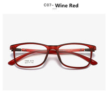 Load image into Gallery viewer, 50-17-140  Vintage Square Mens Eyeglass Frame Prescription Women Glasses Frames Myopia Glasses Frame Eye Glasses Frames for Men