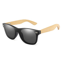 Carica l&#39;immagine nel visualizzatore di Gallery, 50pcs/lot  Custom Logo Bamboo Sunglasses Women Cat Eye Driving Sun glasses Men Original Wood Mirror Customerized