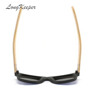 50pcs/lot  Custom Logo Bamboo Sunglasses Women Cat Eye Driving Sun glasses Men Original Wood Mirror Customerized