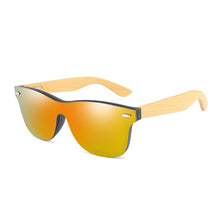 Carica l&#39;immagine nel visualizzatore di Gallery, 50pcs/lot  Custom Logo Bamboo Sunglasses Women Cat Eye Driving Sun glasses Men Original Wood Mirror Customerized