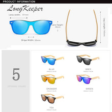 Carica l&#39;immagine nel visualizzatore di Gallery, 50pcs/lot  Custom Logo Bamboo Sunglasses Women Cat Eye Driving Sun glasses Men Original Wood Mirror Customerized