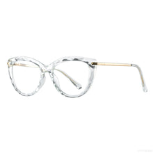 Load image into Gallery viewer, 51009 Cat Eye Women Optical Glasses Frames Diamond Bump Computer Eyeglasses