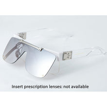 Load image into Gallery viewer, 51010 Steam Punk Retro Folding Flip Sunglasses Men Women Oversized Glasses Frame Goggle UV400
