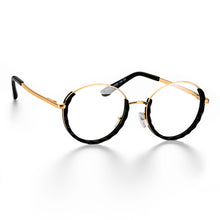 Load image into Gallery viewer, 51012 Round Cat Eye Half-frame Plastic Titanium Glasses Frames Women Optical Computer Glasses