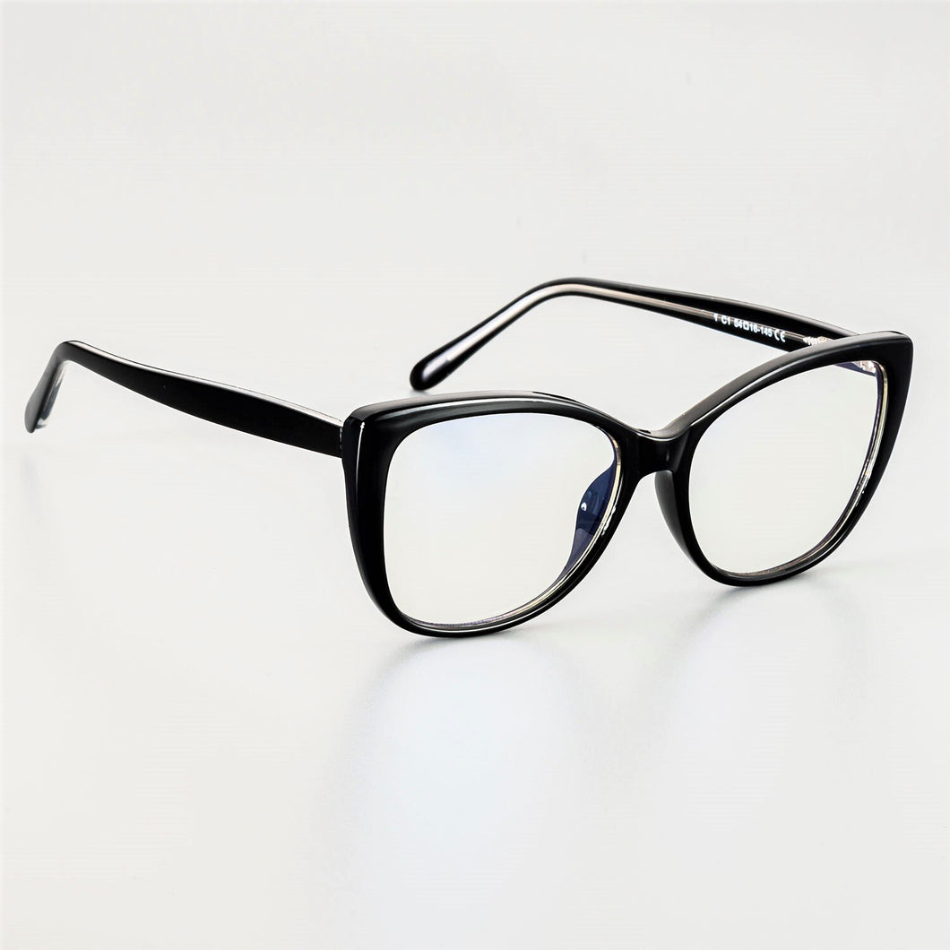 51015 Plastic Titanium Glasses Frames Anti-blue Light Ultralight Cat Eye Men Women Optical  Computer Glasses