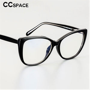 51015 Plastic Titanium Glasses Frames Anti-blue Light Ultralight Cat Eye Men Women Optical  Computer Glasses
