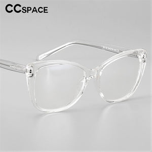 51015 Plastic Titanium Glasses Frames Anti-blue Light Ultralight Cat Eye Men Women Optical  Computer Glasses