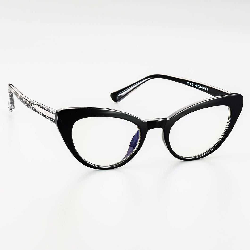 51025 Cat Eye Anti-Blue TR90 Frames Women Optical Computer Glasses