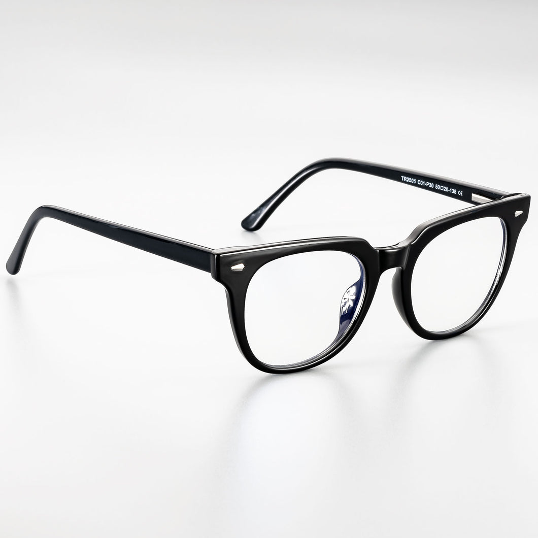 51026 Retro Rice Nail Anti-Blue Light Brand Glasses Frames Women Men Optical Computer Glasses