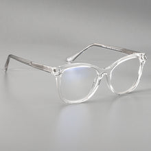 Load image into Gallery viewer, 51028 Cat Eye Squareblue Light Filter Glasses Tr90 Glasses Frames Men Women Optical Computer Glasses