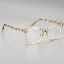 Load image into Gallery viewer, 51028 Cat Eye Squareblue Light Filter Glasses Tr90 Glasses Frames Men Women Optical Computer Glasses