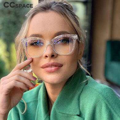 51029 Retro Plastic Titanium Glasses Frames Anti-Blue Light Women Optical Computer EyeGlasses