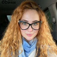 Load image into Gallery viewer, 51039 Sexy Cat Eye Anti Blue Light Optical Glasses Frames Oversized Men Women Computer Eyeglasses