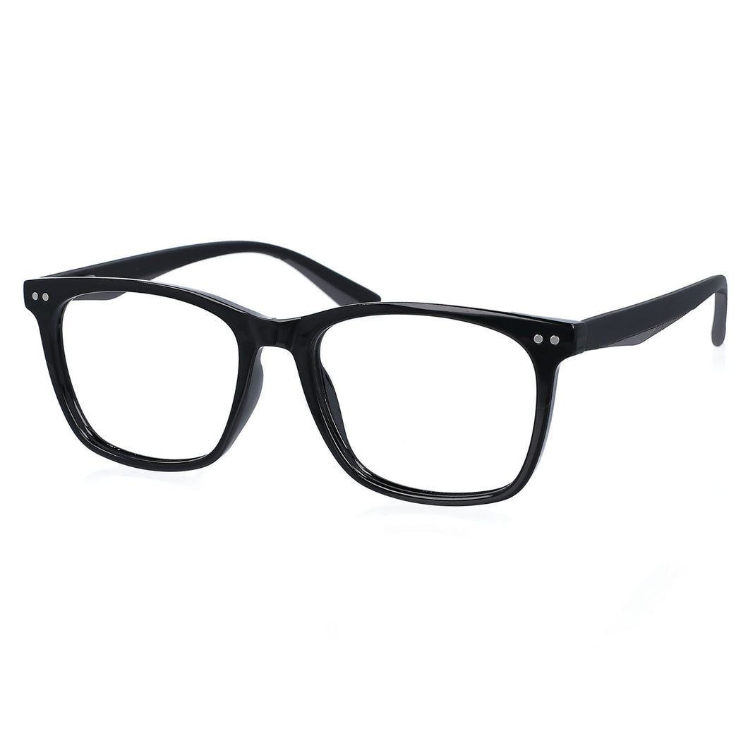 51062 Square Cat Eye Anti Blue Light Rivet Matte Glasses Frames Men Women TR90 Computer Eyeglasses