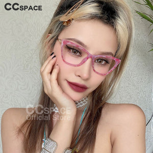 51063 TR90  Cat Eye Spring Leg Anti Blue Light Women Glasses Frames Computer Eyeglasses