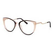 Load image into Gallery viewer, 51064 Plastic Titanium Cat Eye Anti Blue Light Glasses Frames Men Women TR90 Computer Eyeglasses