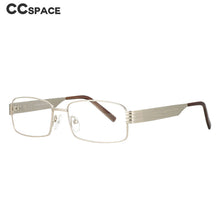 Load image into Gallery viewer, 51087 Retro Square Men Metal Optical Glasses Frames Computer Eyeglasses