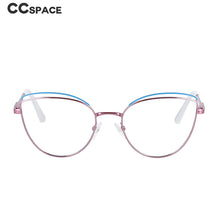 Load image into Gallery viewer, 51092 Cat Eye Anti Blue Light Metal Optical Glasses Frames Women Computer Glasses