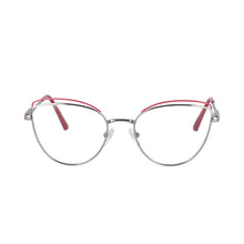 Load image into Gallery viewer, 51092 Cat Eye Anti Blue Light Metal Optical Glasses Frames Women Computer Glasses