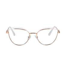 Load image into Gallery viewer, 51092 Cat Eye Anti Blue Light Metal Optical Glasses Frames Women Computer Glasses