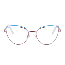 Load image into Gallery viewer, 51092 Cat Eye Anti Blue Light Metal Optical Glasses Frames Women Computer Glasses