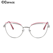 Load image into Gallery viewer, 51092 Cat Eye Anti Blue Light Metal Optical Glasses Frames Women Computer Glasses