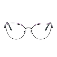 Load image into Gallery viewer, 51092 Cat Eye Anti Blue Light Metal Optical Glasses Frames Women Computer Glasses