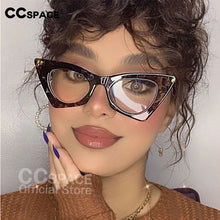Load image into Gallery viewer, 51094 For Lady Sexy Cat Eye Glasses Frames Women Computer Eyeglasses