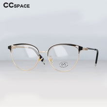 Load image into Gallery viewer, 51095 Cat Eye Anti Blue Light Optical Glasses Frames Women TR90 Metal Computer Eyeglasses