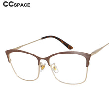 Load image into Gallery viewer, 51097 For Ladies Anti Blue Light Optical Glasses Frames Spring Leg Cat Eye Women TR90 Computer Eyeglasses