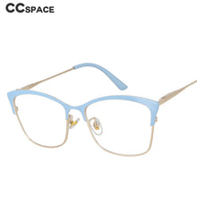 Load image into Gallery viewer, 51097 For Ladies Anti Blue Light Optical Glasses Frames Spring Leg Cat Eye Women TR90 Computer Eyeglasses