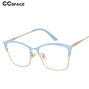 51097 For Ladies Anti Blue Light Optical Glasses Frames Spring Leg Cat Eye Women TR90 Computer Eyeglasses