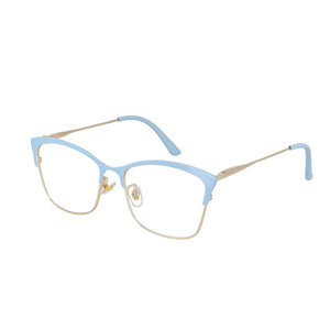 51097 For Ladies Anti Blue Light Optical Glasses Frames Spring Leg Cat Eye Women TR90 Computer Eyeglasses
