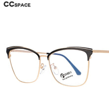 Load image into Gallery viewer, 51100 Square Anti Blue Light Eyebrow Metal Optical Glasses Frames Men Women Computer Eyeglasses