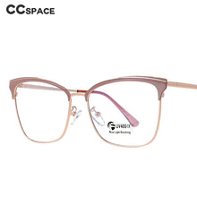 Load image into Gallery viewer, 51100 Square Anti Blue Light Eyebrow Metal Optical Glasses Frames Men Women Computer Eyeglasses