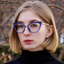 Load image into Gallery viewer, 51102 Sexy Cat Eye Women Anti Blue Light Optical Glasses Frames TR90 Computer Eyeglasses
