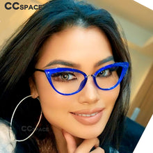 Load image into Gallery viewer, 51102 Sexy Cat Eye Women Anti Blue Light Optical Glasses Frames TR90 Computer Eyeglasses