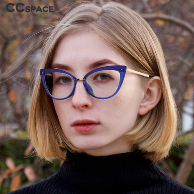 51102 Sexy Cat Eye Women Anti Blue Light Optical Glasses Frames TR90 Computer Eyeglasses