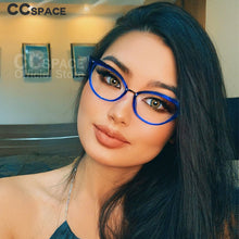 Load image into Gallery viewer, 51102 Sexy Cat Eye Women Anti Blue Light Optical Glasses Frames TR90 Computer Eyeglasses