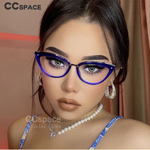 Load image into Gallery viewer, 51102 Sexy Cat Eye Women Anti Blue Light Optical Glasses Frames TR90 Computer Eyeglasses