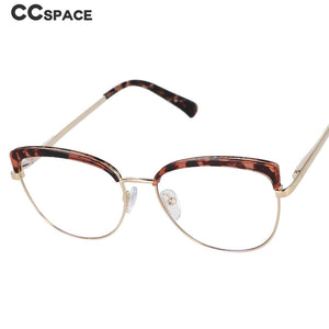 51107 Sopracciglio Cat Eye Anti Luce Blu Montature per occhiali Ottici Gamba a Molla Donna TR90 Occhiali da vista per computer 