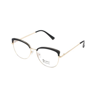 51107 Sopracciglio Cat Eye Anti Luce Blu Montature per occhiali Ottici Gamba a Molla Donna TR90 Occhiali da vista per computer 