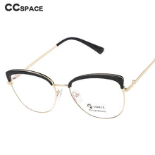 Carica l&#39;immagine nel visualizzatore di Gallery, 51107 Sopracciglio Cat Eye Anti Luce Blu Montature per occhiali Ottici Gamba a Molla Donna TR90 Occhiali da vista per computer 